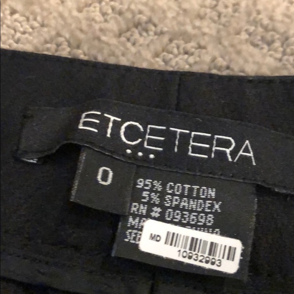 Black ankle slacks - Picture 2 of 2